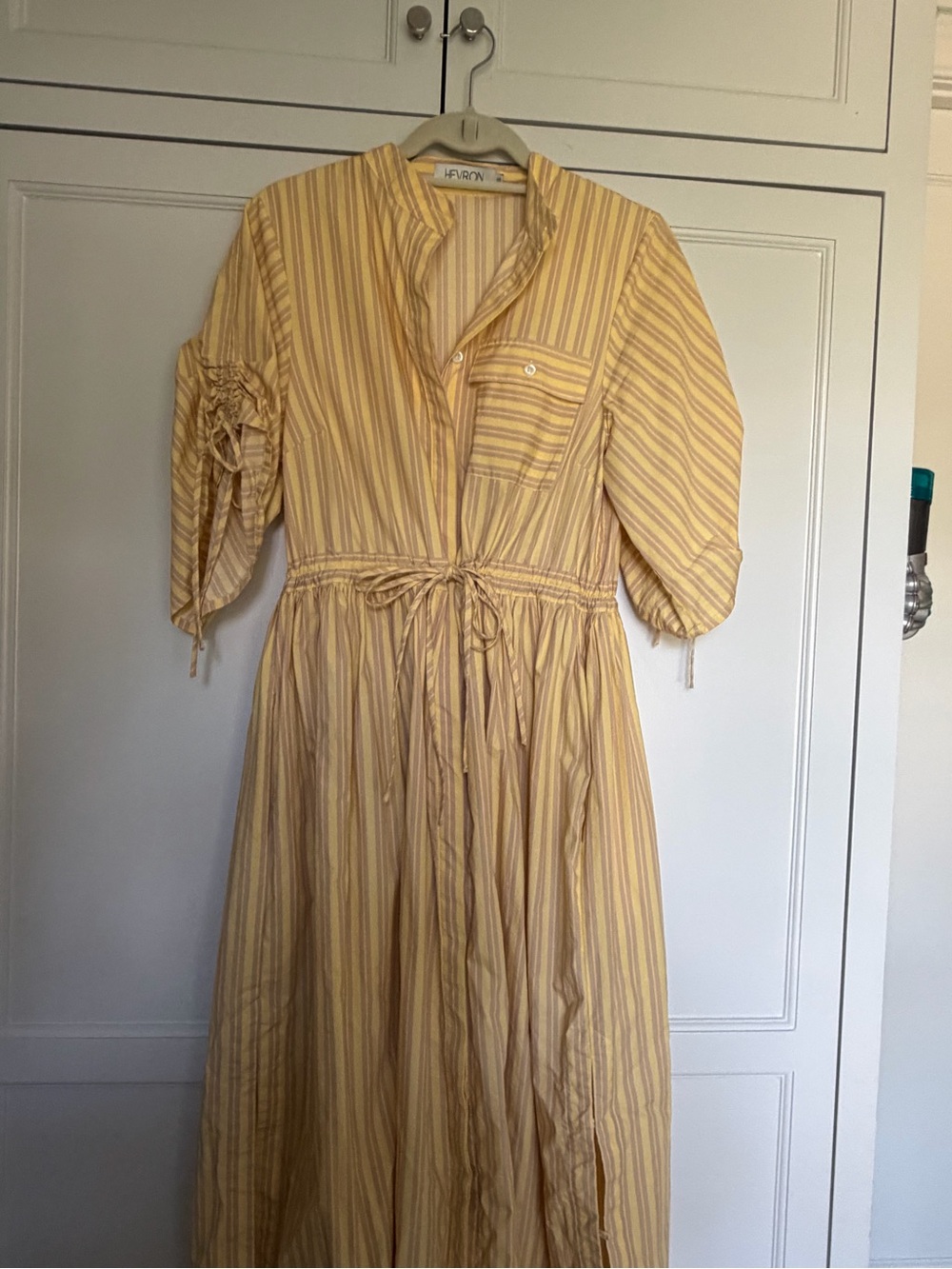 Hevron striped midi dress. Size small
